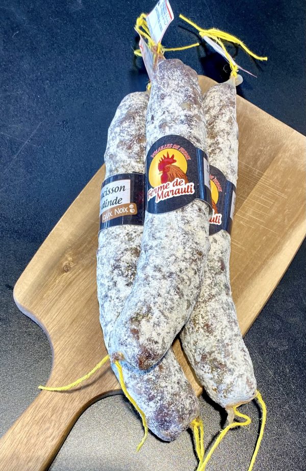 Saucisson de dinde aux noix / 0.250 KG